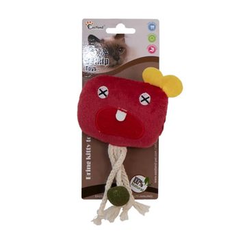 Eastland 10 cm Catnipli Peluş Küp Canavar Kedi Oyuncağı