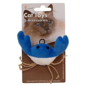 Eastland 11 cm Catnipli Peluş Yengeç Kedi Oyuncağı