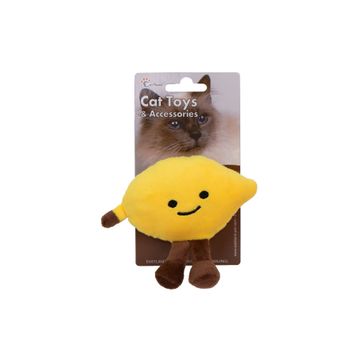 Eastland 12.5 cm Catnipli Hışırtılı Peluş Limon Kedi Oyuncağı