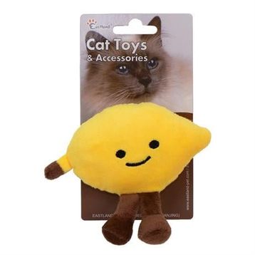 Eastland 12.5 cm Catnipli Hışırtılı Peluş Limon Kedi Oyuncağı