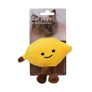 Eastland 12.5 cm Catnipli Hışırtılı Peluş Limon Kedi Oyuncağı