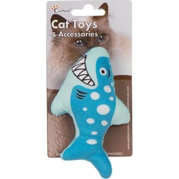 Eastland 12.5 cm Kedi Otlu Öten Köpekbalığı Kedi Oyuncağı