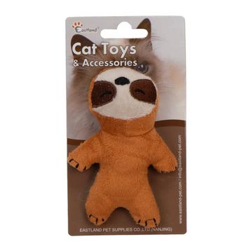 Eastland 12 cm Catnipli Peluş Tembel Hayvan Kedi Oyuncağı