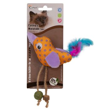 Eastland 12 cm Matatabi ve Catnipli Peluş Kuş Kedi Oyuncağı