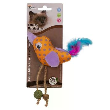 Eastland 12 cm Matatabi ve Catnipli Peluş Kuş Kedi Oyuncağı