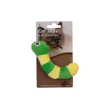 Eastland 13 cm Catnipli Peluş Dijital Sesli Tırtıl Kedi Oyuncağı