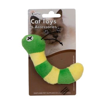 Eastland 13 cm Catnipli Peluş Dijital Sesli Tırtıl Kedi Oyuncağı