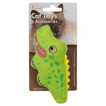 Eastland 15 cm Kedi Otlu Öten Peluş Timsah Kedi Oyuncağı