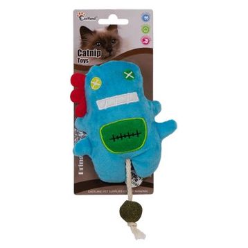 Eastland 18 cm Catnipli Peluş Mavi Canavar Kedi Oyuncağı