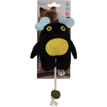 Eastland 18 cm Catnipli Peluş Siyah Canavar Kedi Oyuncağı