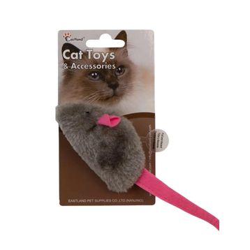 Eastland 8 cm Catnipli Peluş Dijital Sesli Fare Kedi Oyuncağı