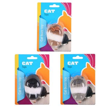 Eastland 8 cm Titrek Peluş Fare Kedi Oyuncağı
