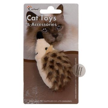 Eastland Catnipli Dijital Sesli Kirpi 9.5 cm Peluş Kedi Oyuncağı