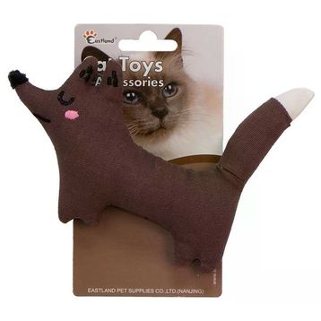 Eastland Catnipli Hışırtılı Peluş Tilki 16.5 cm Kedi Oyuncağı