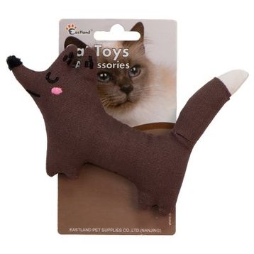 Eastland Catnipli Hışırtılı Peluş Tilki 16.5 cm Kedi Oyuncağı