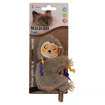 Eastland Catnipli Tembel Hayvan 8.5 cm Peluş Kedi Oyuncağı