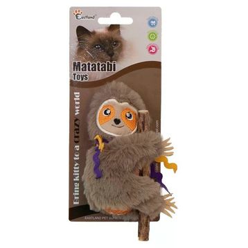 Eastland Catnipli Tembel Hayvan 8.5 cm Peluş Kedi Oyuncağı