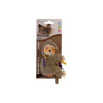 Eastland Catnipli Tembel Hayvan 8.5 cm Peluş Kedi Oyuncağı