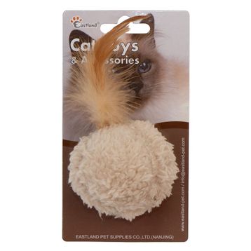 Eastland Catnipli Tüylü Keçe Top Çap 5 cm Kedi Oyuncağı