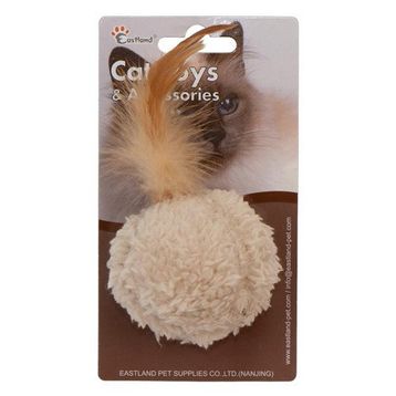 Eastland Catnipli Tüylü Keçe Top Çap 5 cm Kedi Oyuncağı