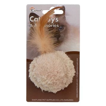 Eastland Catnipli Tüylü Keçe Top Çap 5 cm Kedi Oyuncağı
