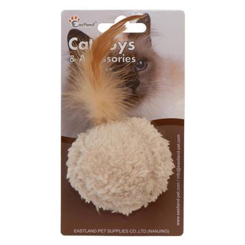 Eastland Catnipli Tüylü Keçe Top Çap 5 cm Kedi Oyuncağı