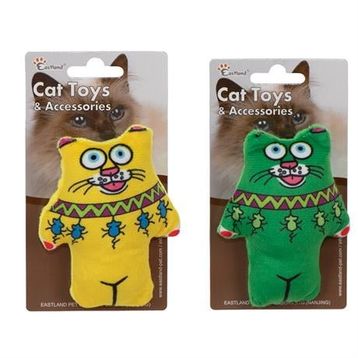Eastland Kedi Otlu Öten Peluş 11.5 cm Kedi Oyuncağı