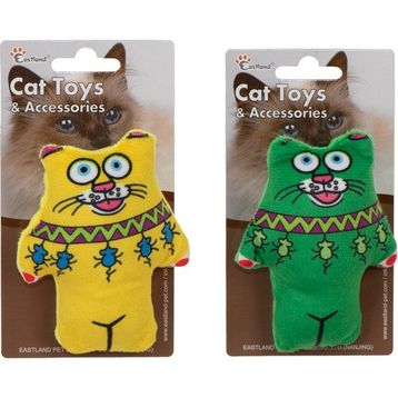 Eastland Kedi Otlu Öten Peluş 11.5 cm Kedi Oyuncağı