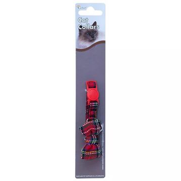 Eastland Zilli Ayarlanabilir Ekoseli 20-25 cm Papyon Kedi Boyun Tasması