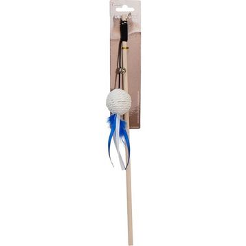 Eastland Zilli ve Tüylü Kedi Oltası 40 cm Kedi Oyuncağı