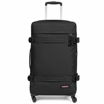 Eastpak Transit'R Siyah Büyük Boy 4 Tekerlekli Valiz