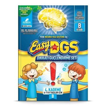Easy Dikkati Güçlendirme Seti 6-9 Yaş B Kitapçığı
