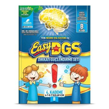 Easy Dikkati Güçlendirme Seti 6-9 Yaş B Kitapçığı