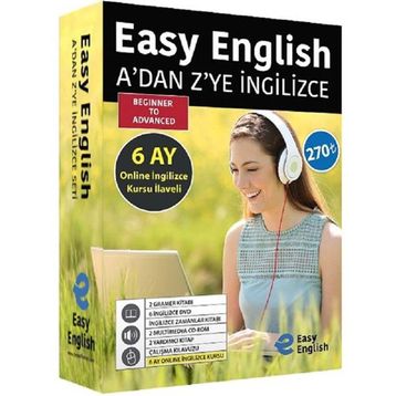 Easy English A’dan Z’ye İngilizce Eğitim Seti - Kollektif