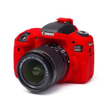 EasyCover 760D Kırmızı Silikon Kılıf