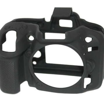 EasyCover Nikon D7200 Siyah Silikon Kılıf