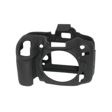 EasyCover Nikon D7200 Siyah Silikon Kılıf