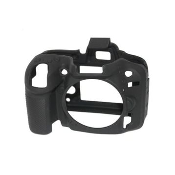 EasyCover Nikon D7200 Siyah Silikon Kılıf
