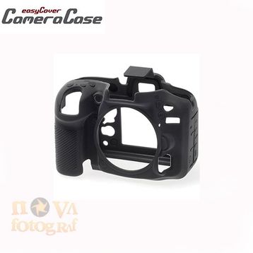 EasyCover Nikon D7200 Siyah Silikon Kılıf