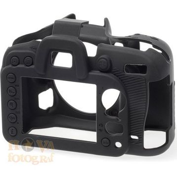 EasyCover Nikon D7200 Siyah Silikon Kılıf