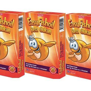 EasyFishoil Beta Glukan 30 Çiğnenebilir Tablet
