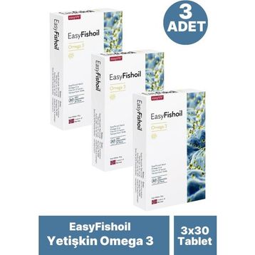 EasyFishoil Omega-3 Yetişkin 30 Çiğnenebilir Tablet