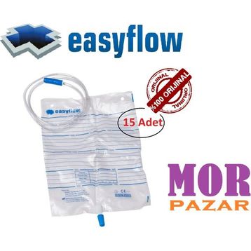 Easyflow 2000 ml 15 Adet Musluklu İdrar Torbası
