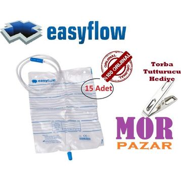 Easyflow 2000 ml 15 Adet Musluklu İdrar Torbası