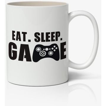 Eat Sleep Baskılı Kupa