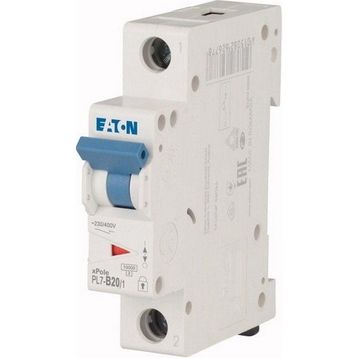 Eaton 10kA - B eğrisi - 1x20A Minyatür Devre Kesici