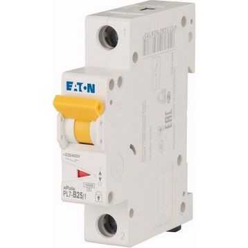 Eaton 10kA - B eğrisi - 1x25A Minyatür Devre Kesici