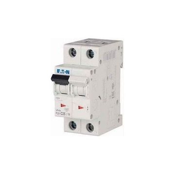 Eaton 164927 PL6-C25/1N 25 Amper + Nötr Kesmeli C 6 kA Otomatik Sigorta