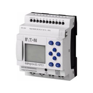 Eaton 197213 EASY-E4-DC-12TC1 Easy-E4 Ekranlı 24VDC- Röle ve Aksesuarı