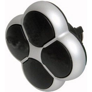 Eaton 279411 Yaylı Siyah Dörtlü Buton Kafası